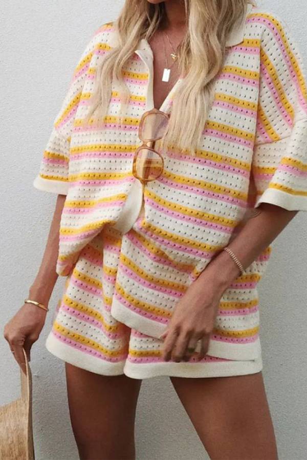 Runway Scout Harmony Knit Set Orange