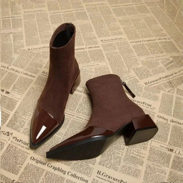The Vienna Two-Tone Ankle Boot