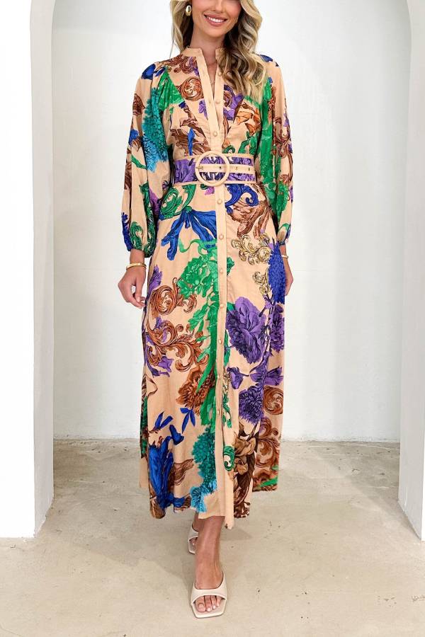 Wimsoe Midi Dress Multicolor