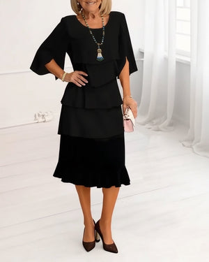 Sophie | Fluid Ruffle Elegance Dress