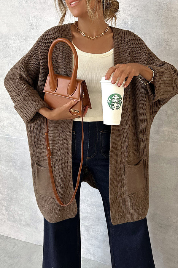 BROWN CARDIGAN
