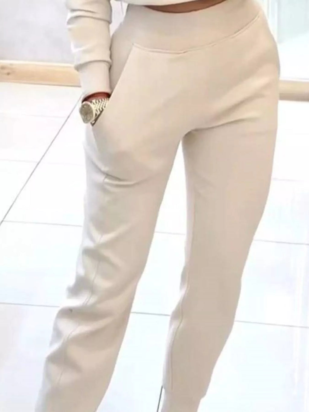 Luxe Lounge Set – Cropped Fit & Sculpt Joggers