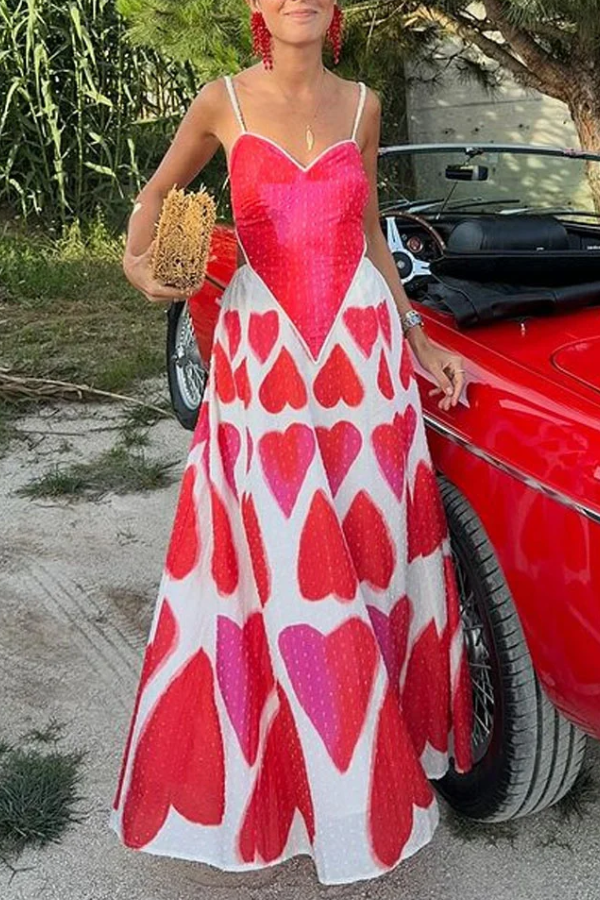 Fashion Love Texture Fabric Dress Pink