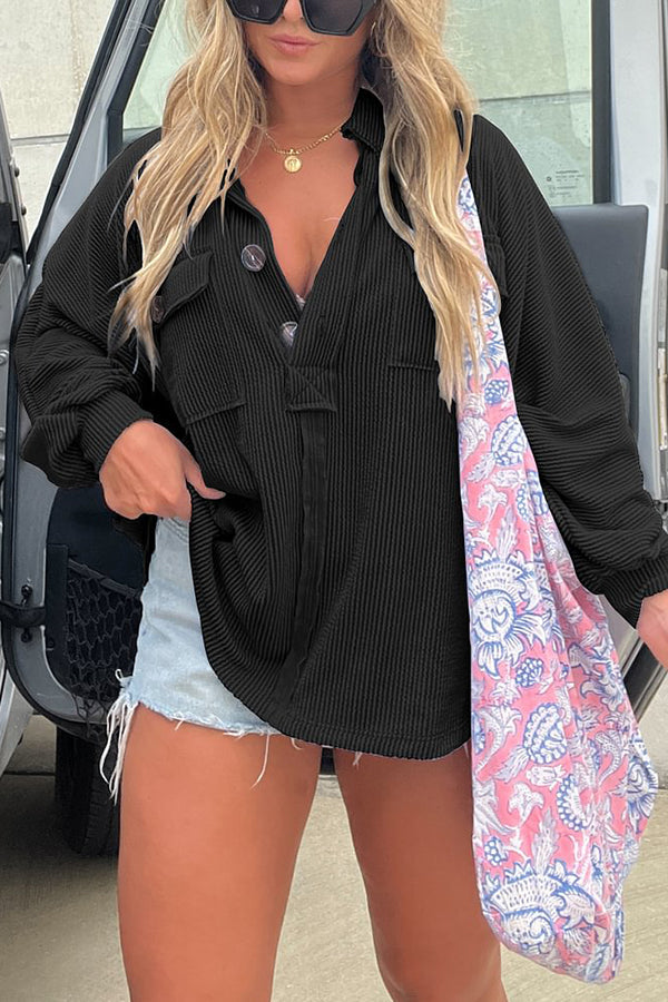 VALLEY GAL KNIT LONG SLEEVE Black