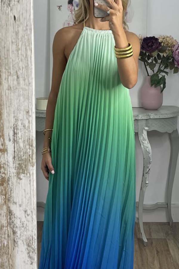 GRADIENT PEARL DRESS