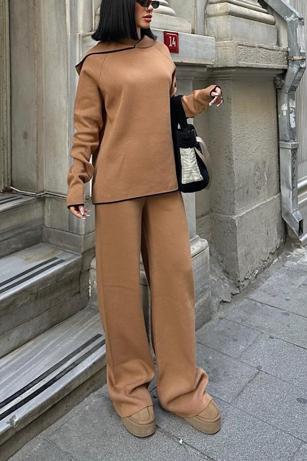 Harper Pile Trouser Set