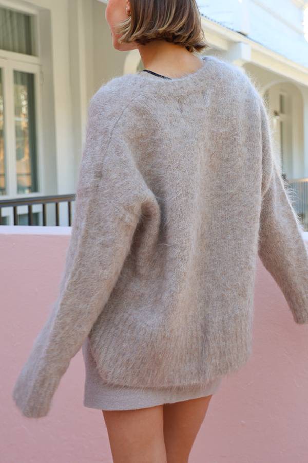 Vancouver Knit in Oat Marle