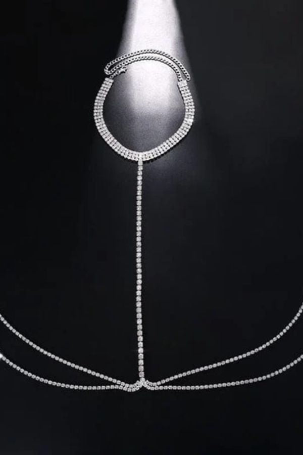 Fashion Rhinestone Sexy Halter Neck Body Chain