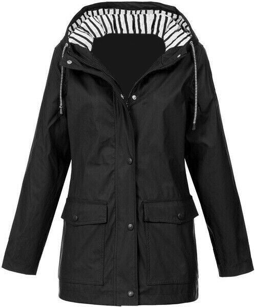 🔥HOT SALE 49% OFF🔥Women Waterproof And Windproof Jacket Black