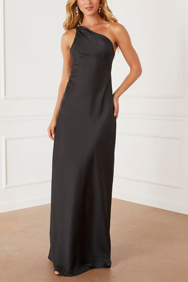 Zaine One Shoulder Maxi Dress