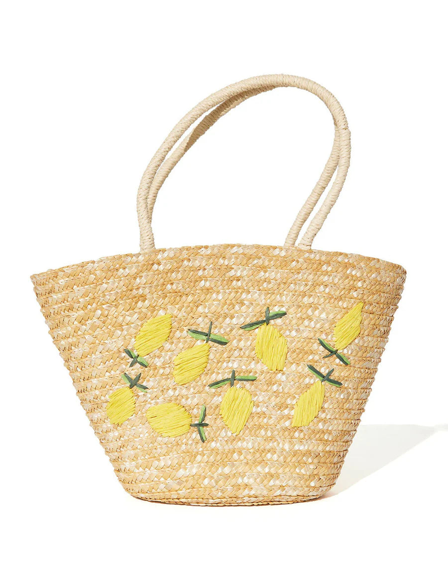 Natural Lemons Tote Bag Yellow ONE SIZE