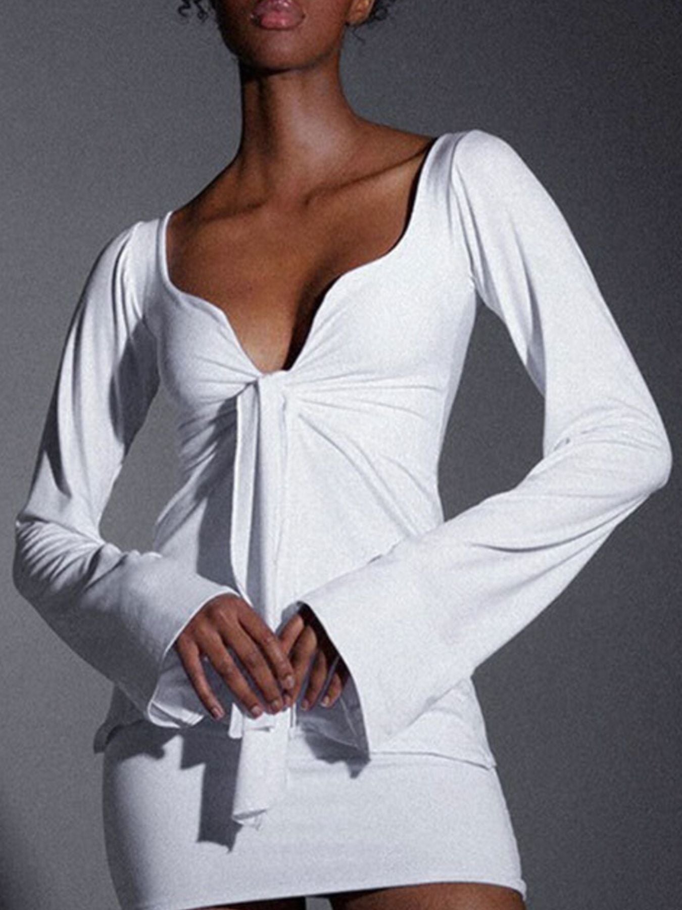 Chic Tie-Front Top – Flattering Fit