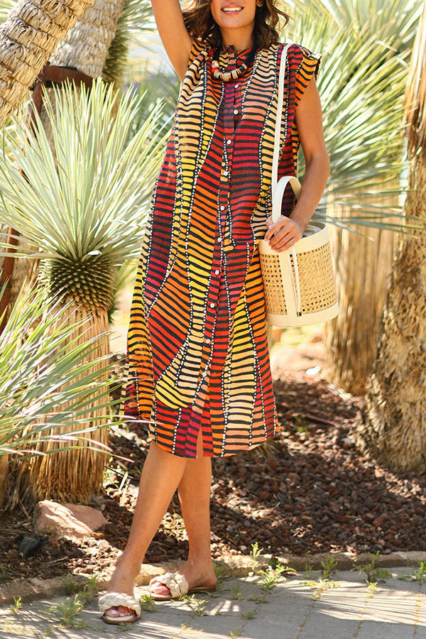 NUBIA ETHNIC DRESS Yellow