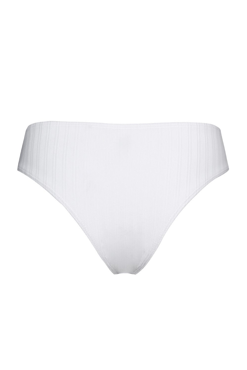 White Low Rise Bikini Bottoms