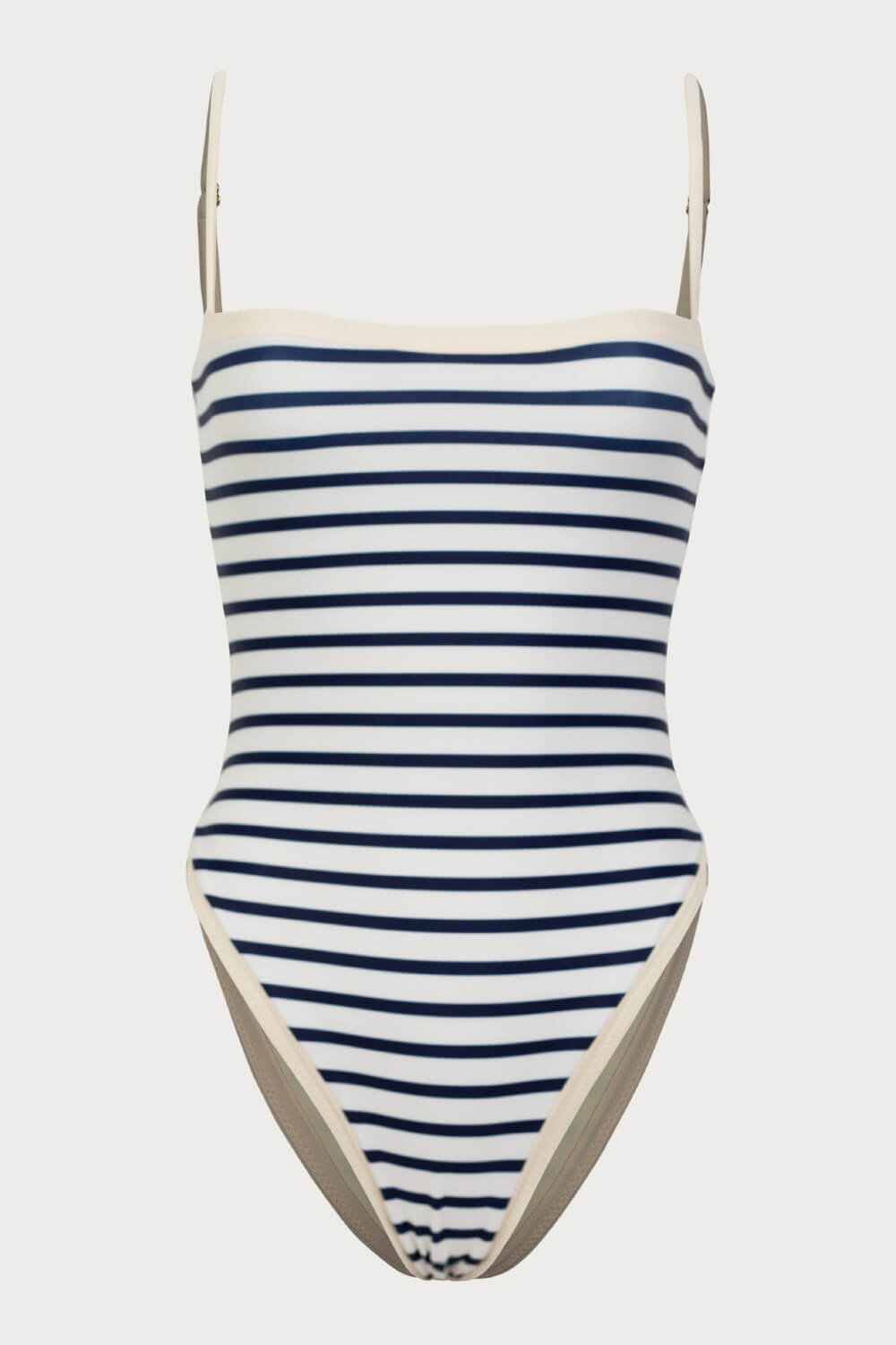 Contrast Striped One-Piece Swimsuit