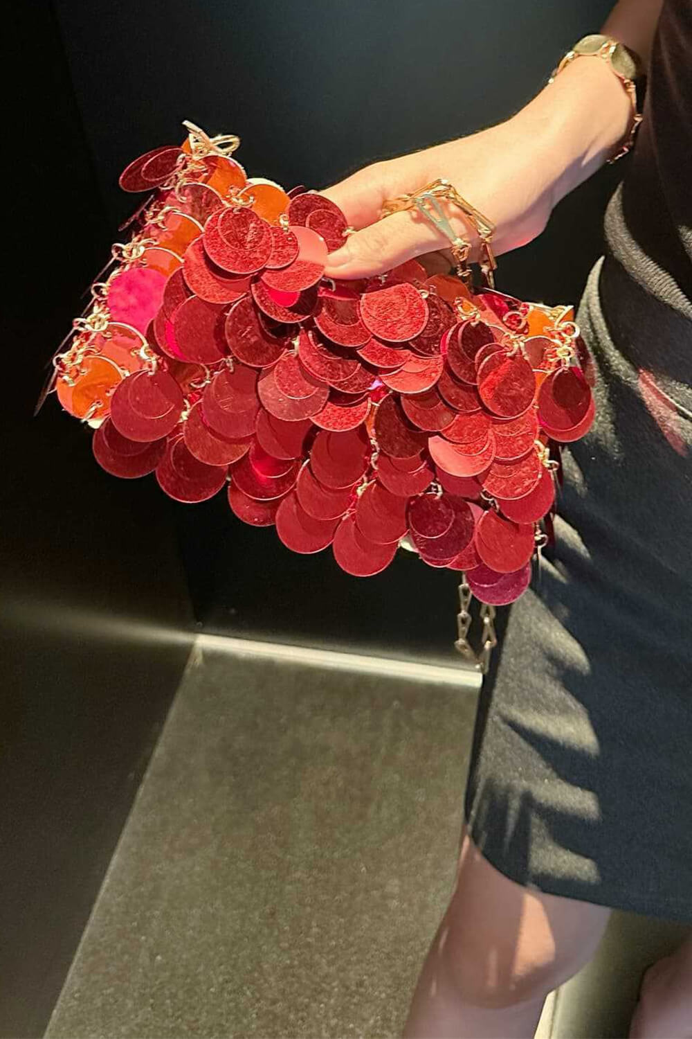 Sequined Crossbody Evening Clutch Bags