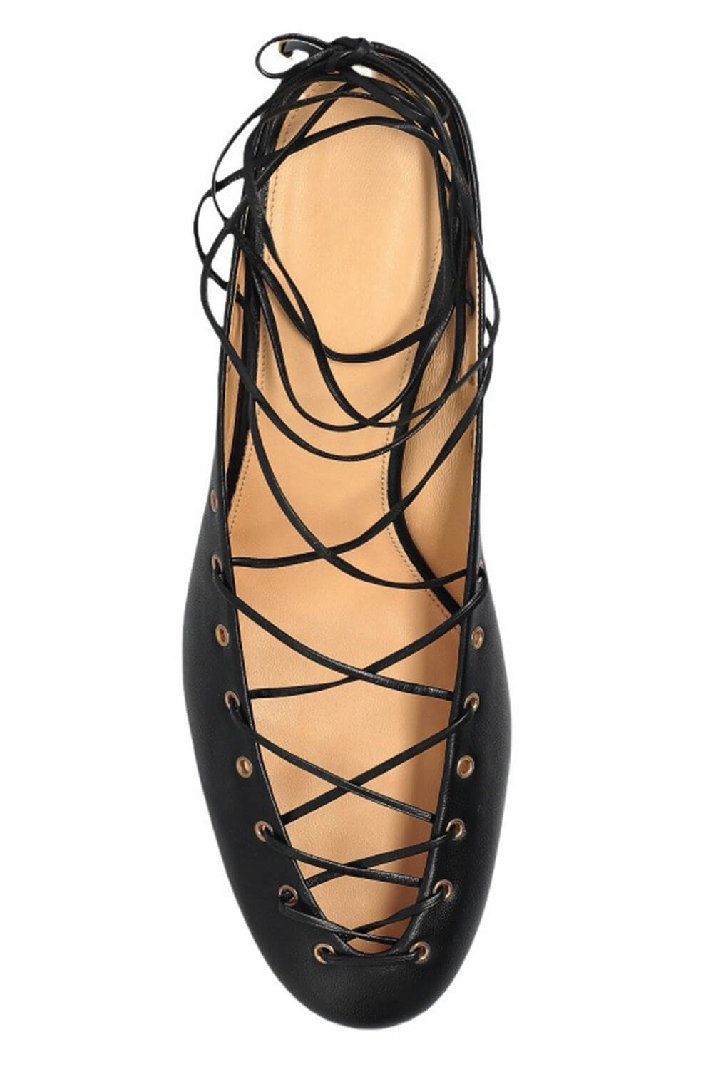 Faux Leather Lace Up Ankle-Wrap Mule Kitten Heels