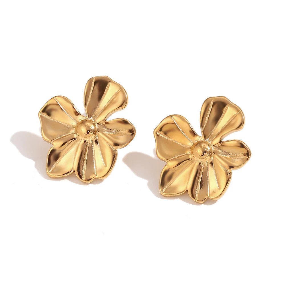 Flower Statement Earrings