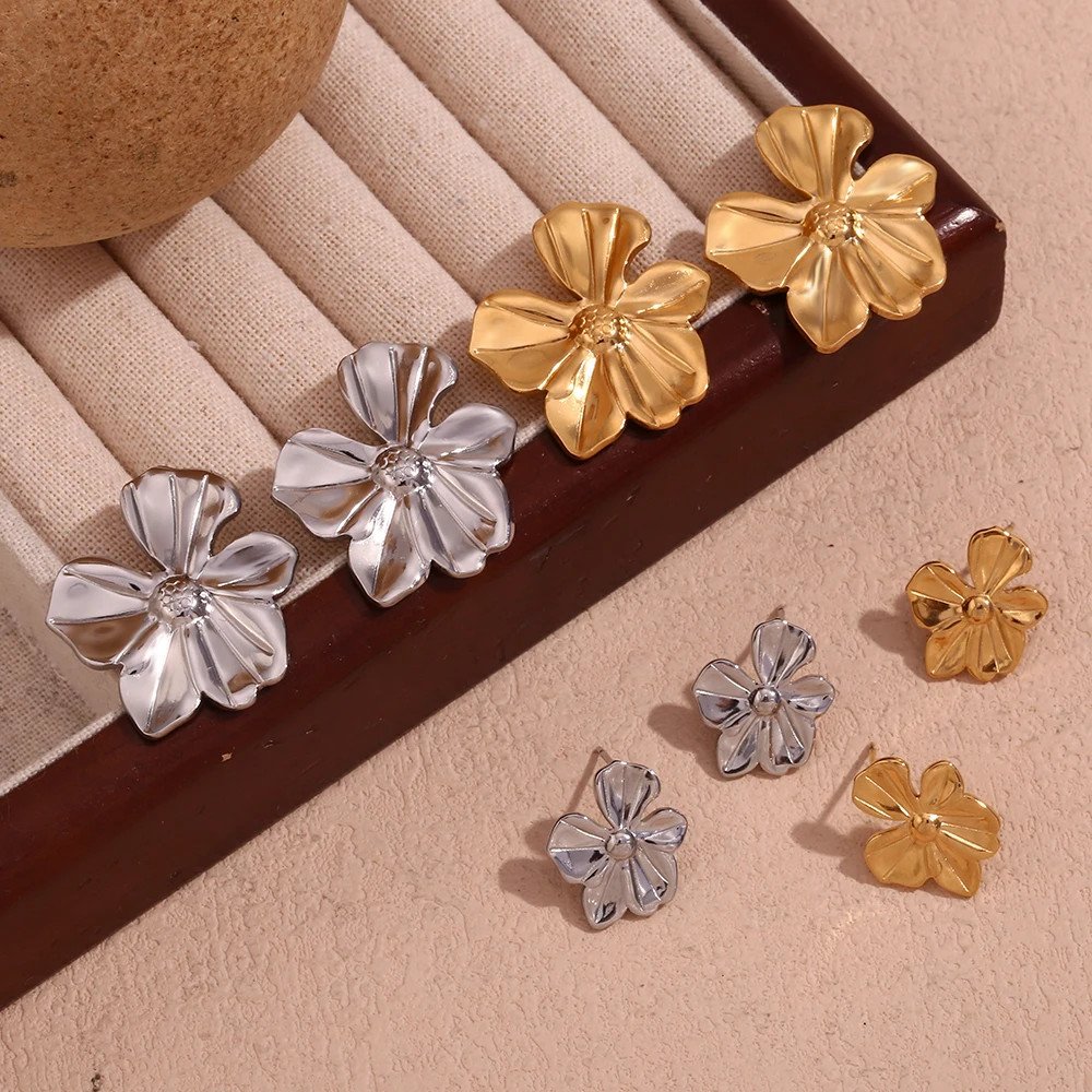 Flower Statement Earrings