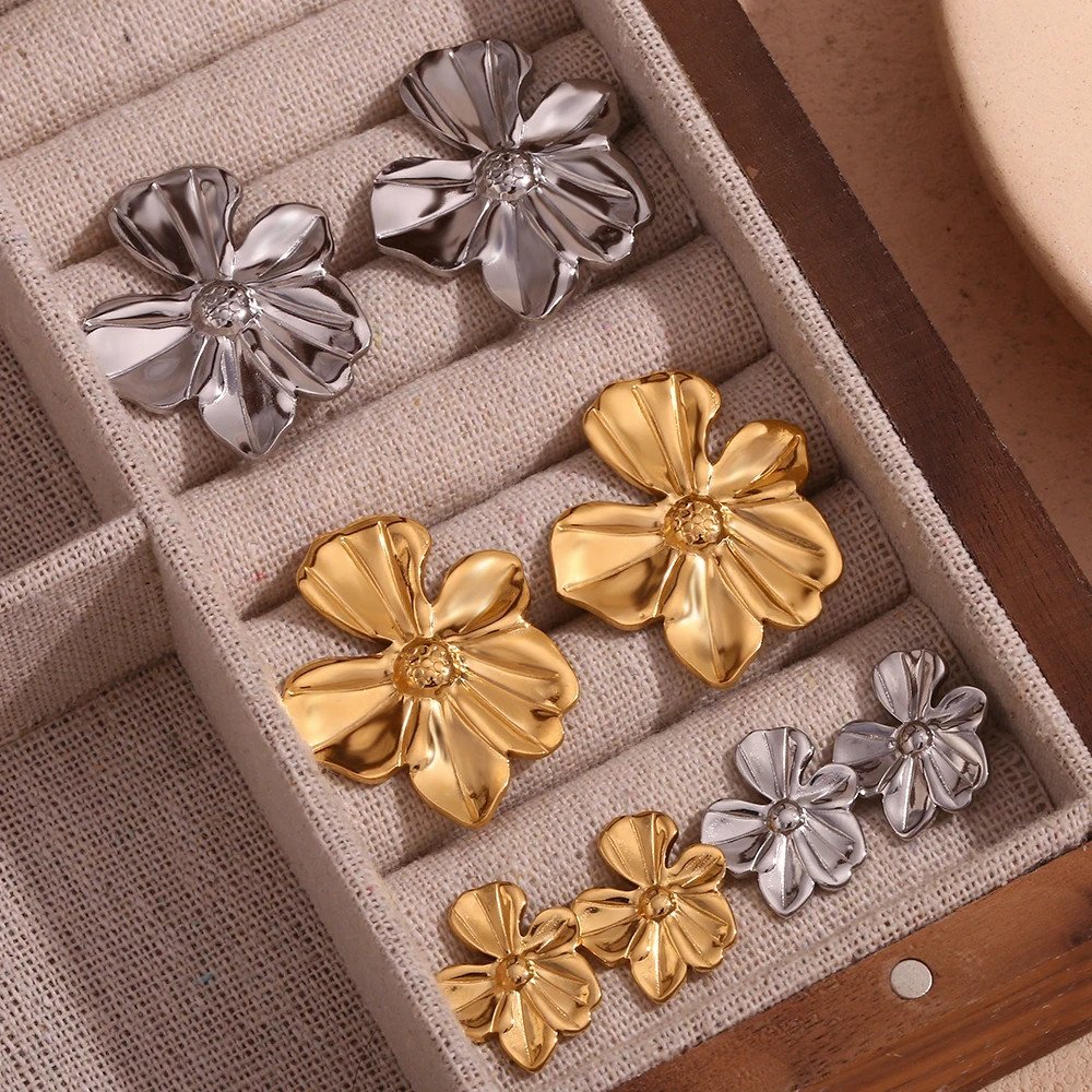 Flower Statement Earrings