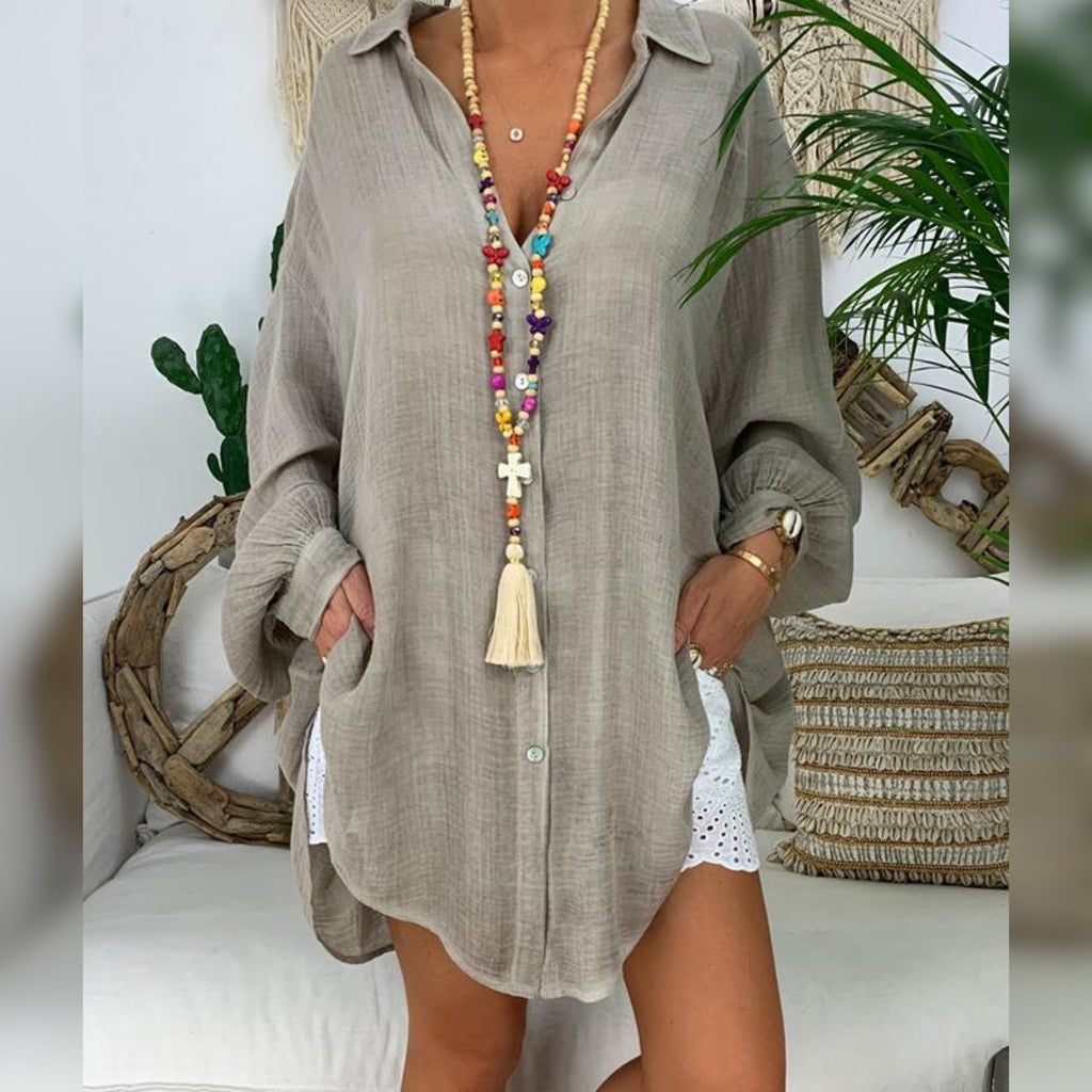 TIZANIA BLOUSE Gray