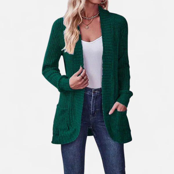 The Sonoma Ribbed Pocket Cardigan