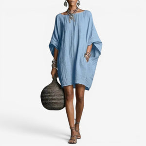 Orlena | Refined Dress Azzurro cielo