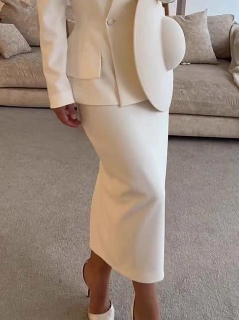 Jupe taille décontractée élégante