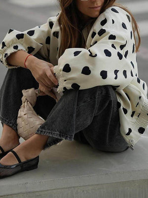 Klassische, modisch bedruckte Jacke