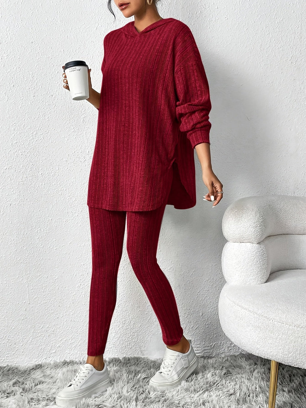 Kim Ribbed Knit Lounge Set