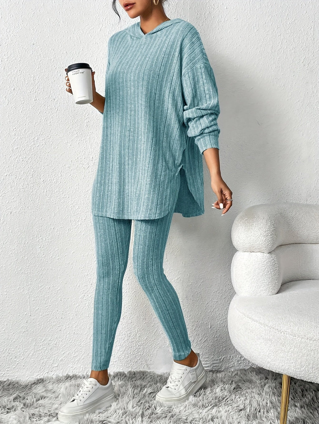 Kim Ribbed Knit Lounge Set