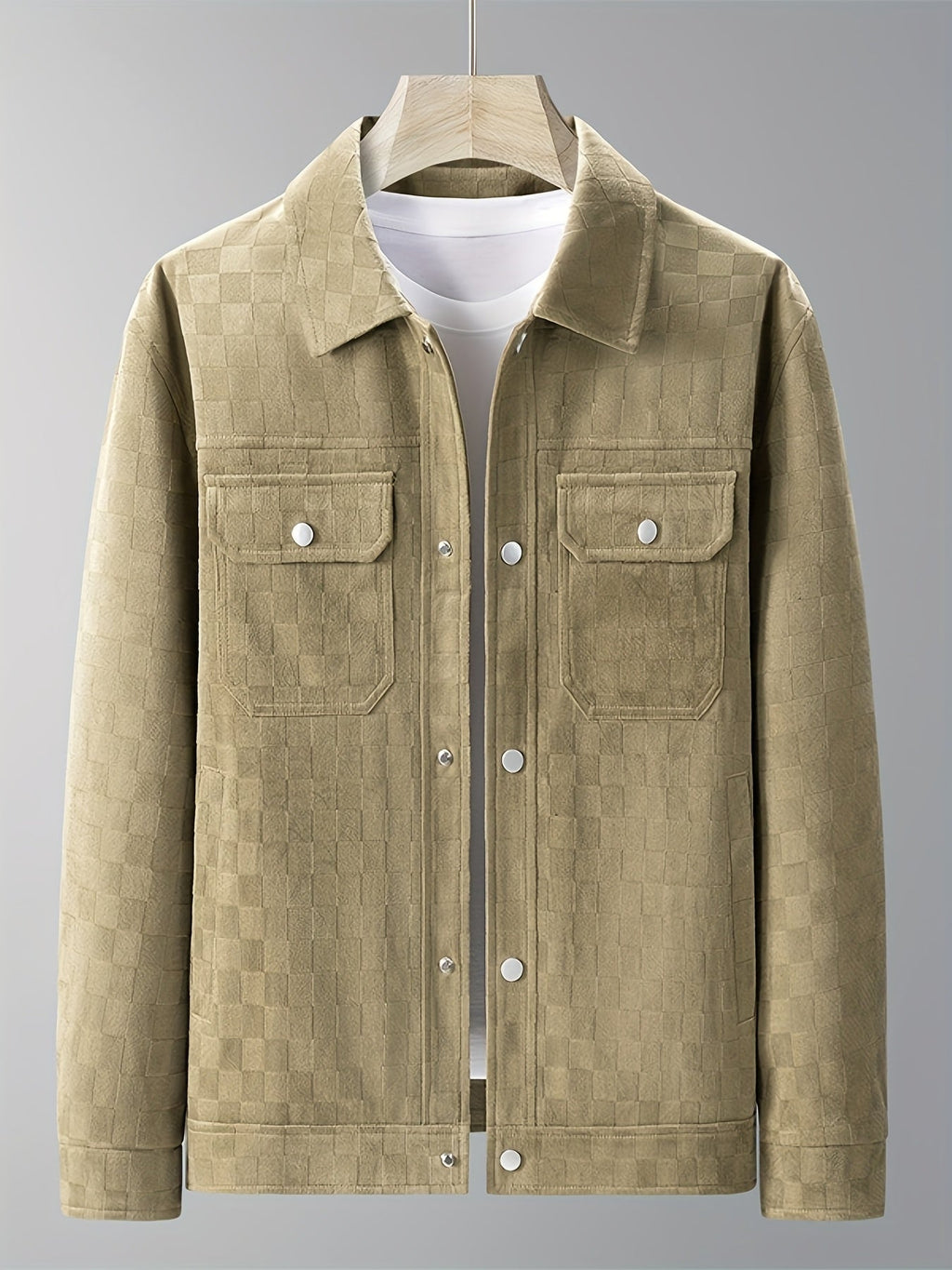 Taylor Checkered Suede Jacket