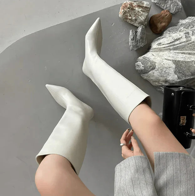 The Milan Pointed-Toe Knee-High Boots