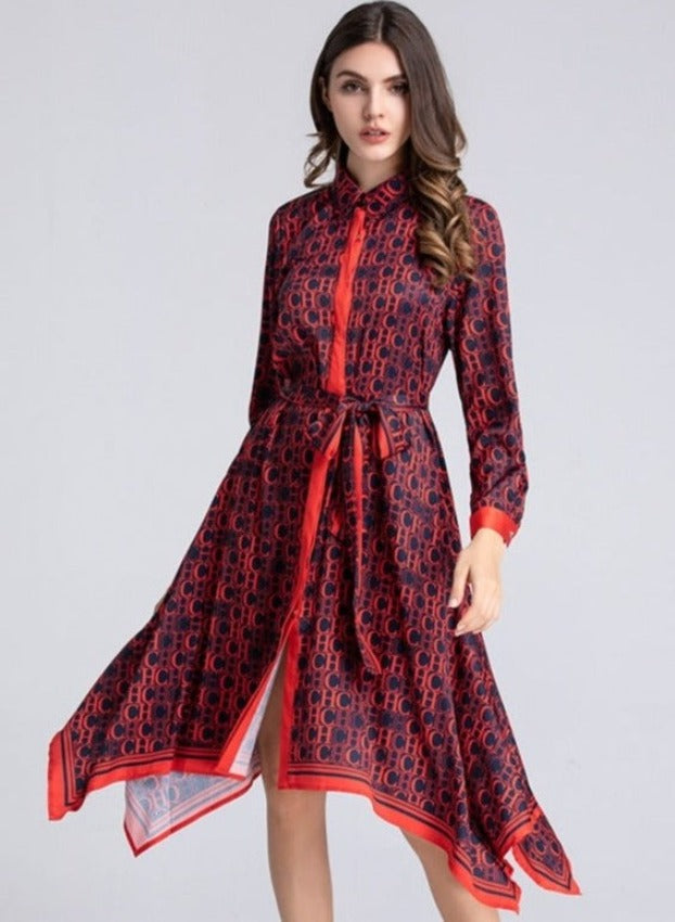 VICKY DE DRESS Red Burgundy