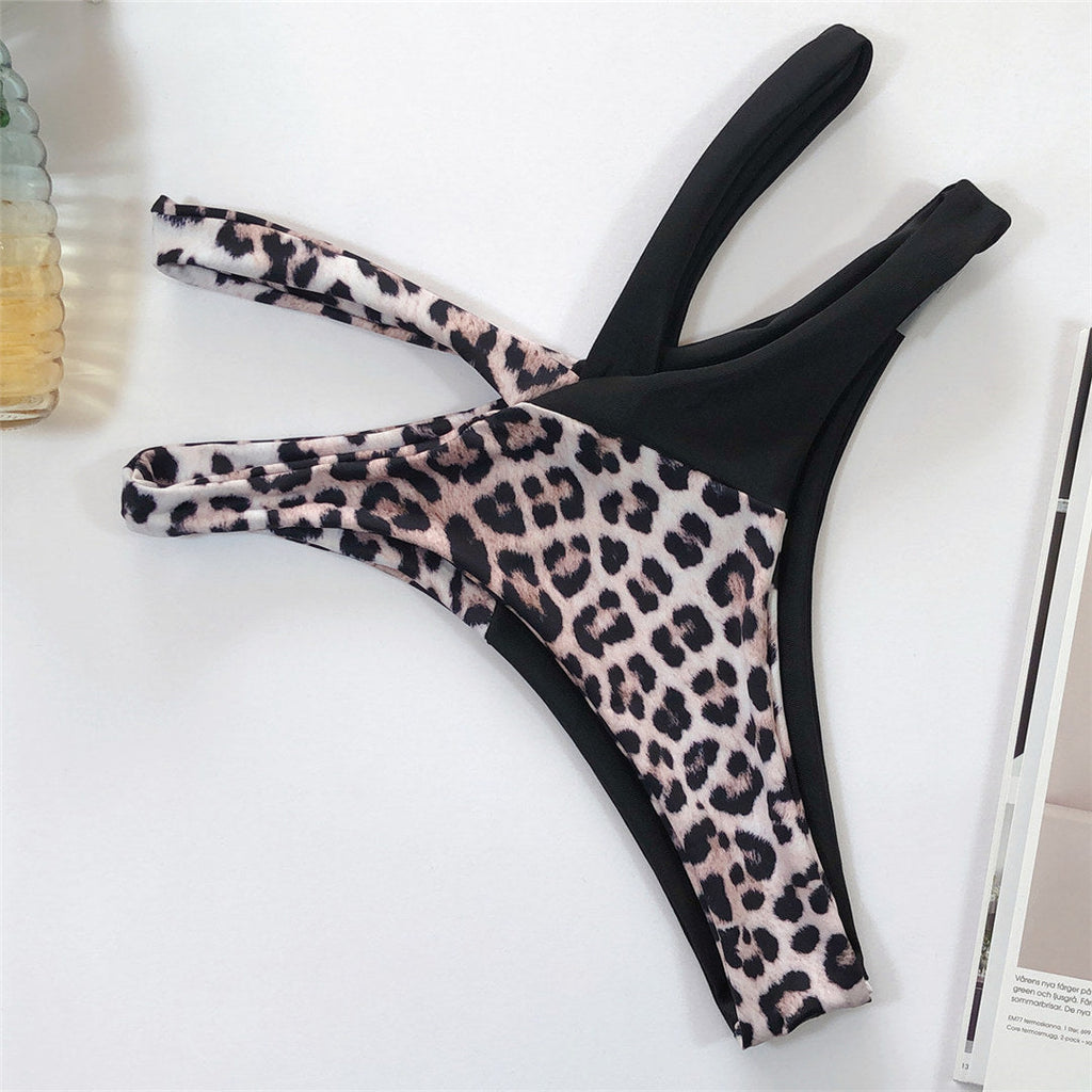 Mid Waist Bikini Set