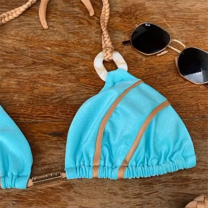 Halter Triangle Bikini
