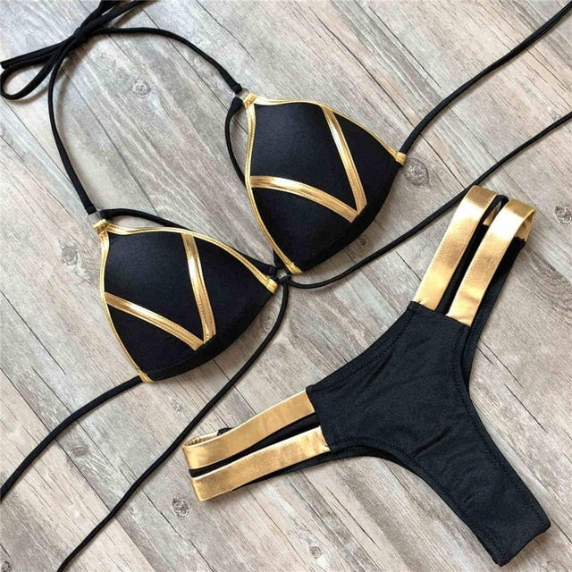 Independent Push Up Bikini Black