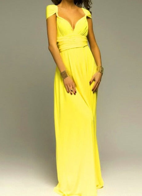 LILIAN MAXI DRESS Yellow