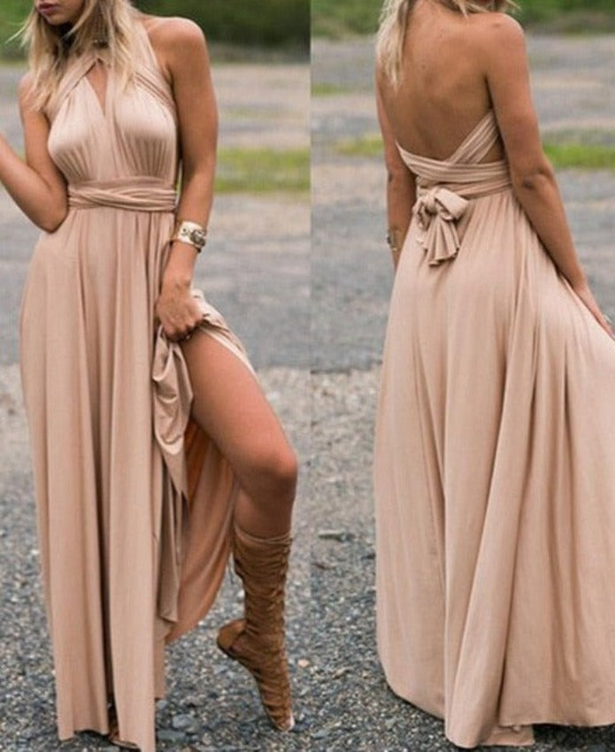 LILIAN MAXI DRESS Champagne