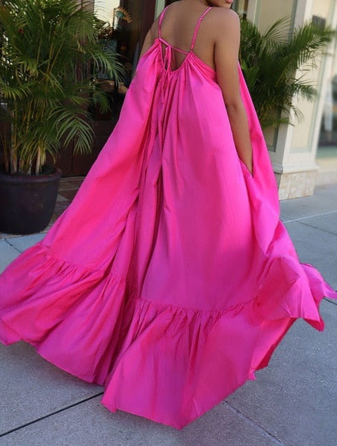 HOLLIDAY VESTIDO /Plus size/ Pink