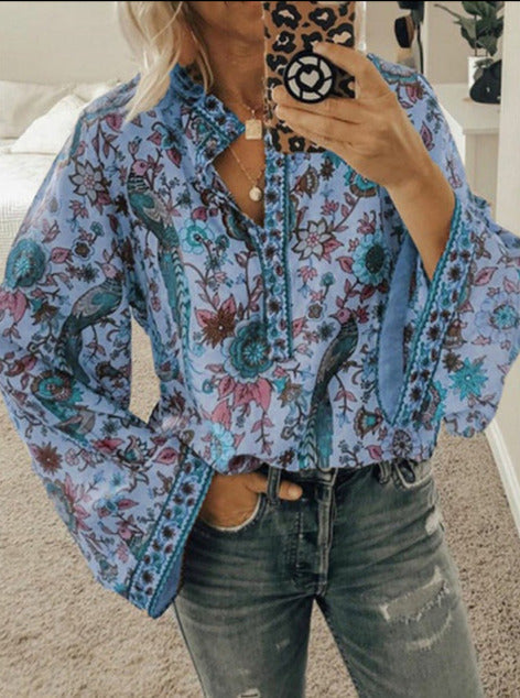 VIVIAN BLOUSE Blue