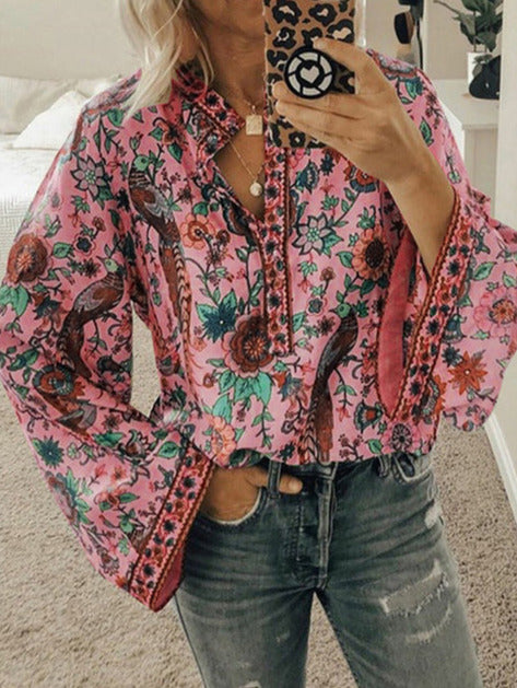 VIVIAN BLOUSE Dark Pink