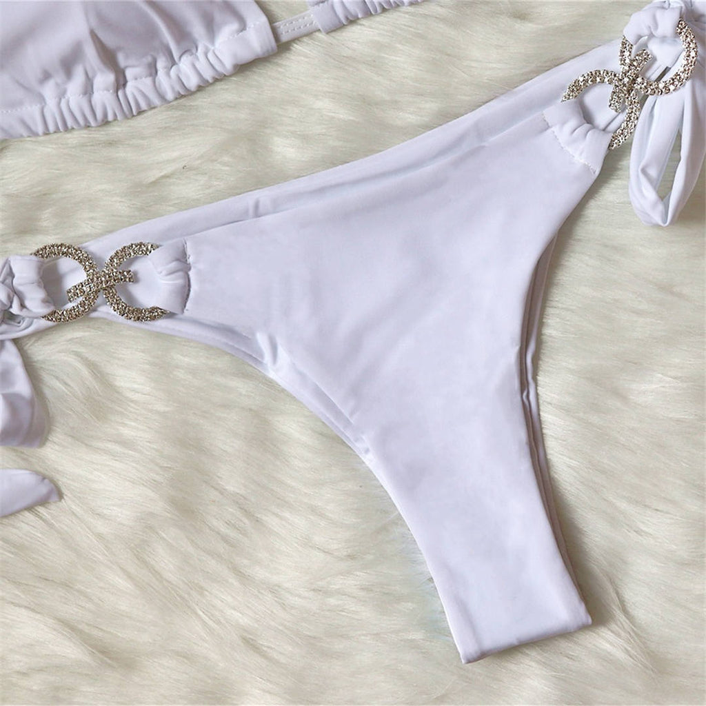 Halter Diamond Ring Bikini