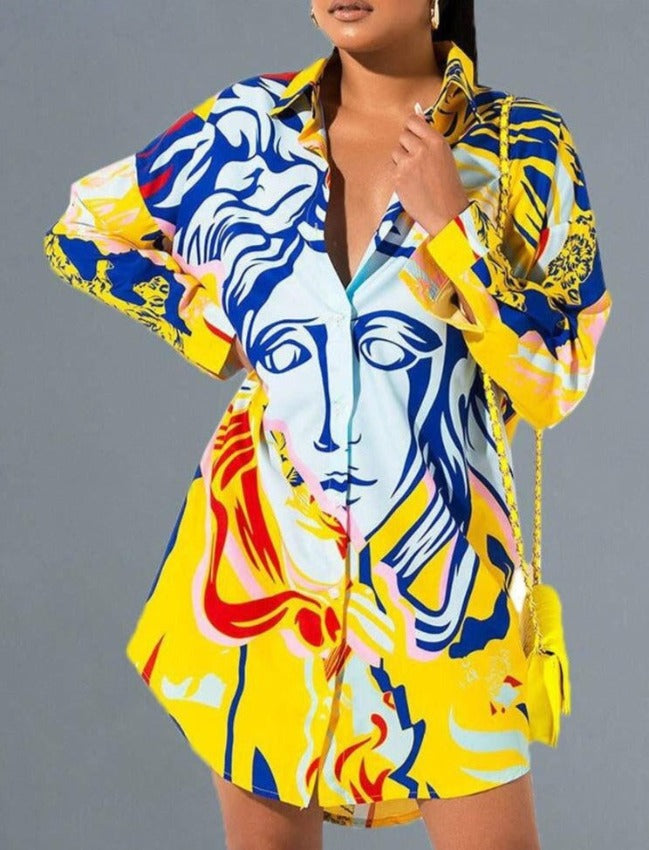 DAPHNA SHIRT-DRESS V82-8040-4