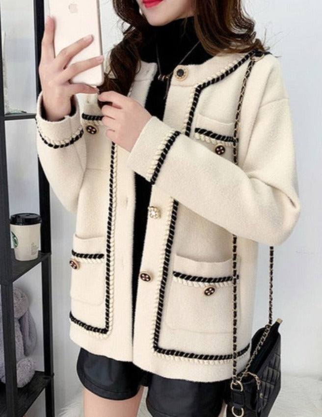 ZORIANA SOFT CARDIGAN Ivory