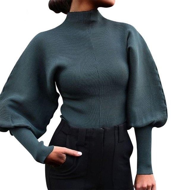 Lora Fashion Sweater green