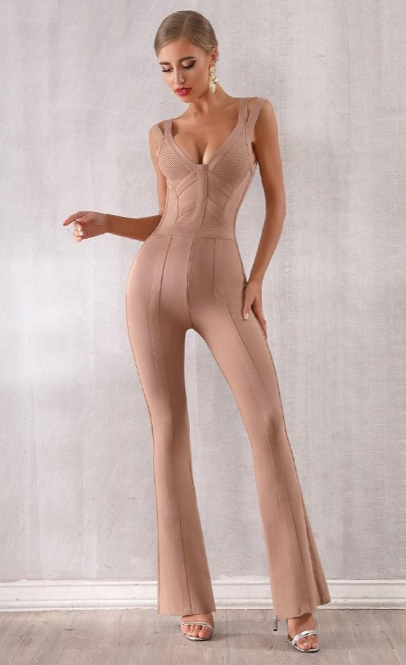 FERNANDA BANDAGE JUMPSUIT Beije