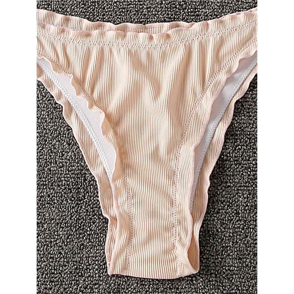 Frilled Brazilian String Bikini