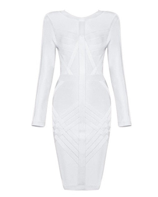 GEORGINA DRESS White