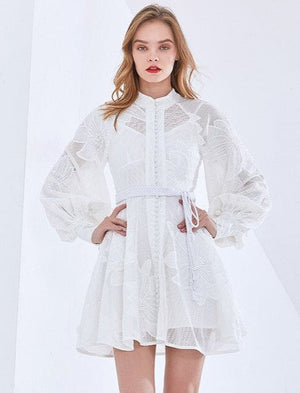 VENERA DRESS white